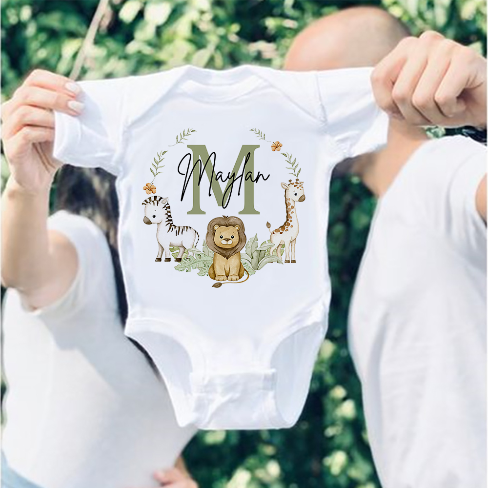 ส่วนบุคคลเด็กJumpsuit Customชื - Baby Clothing Name บทวิจารณ์และราคา