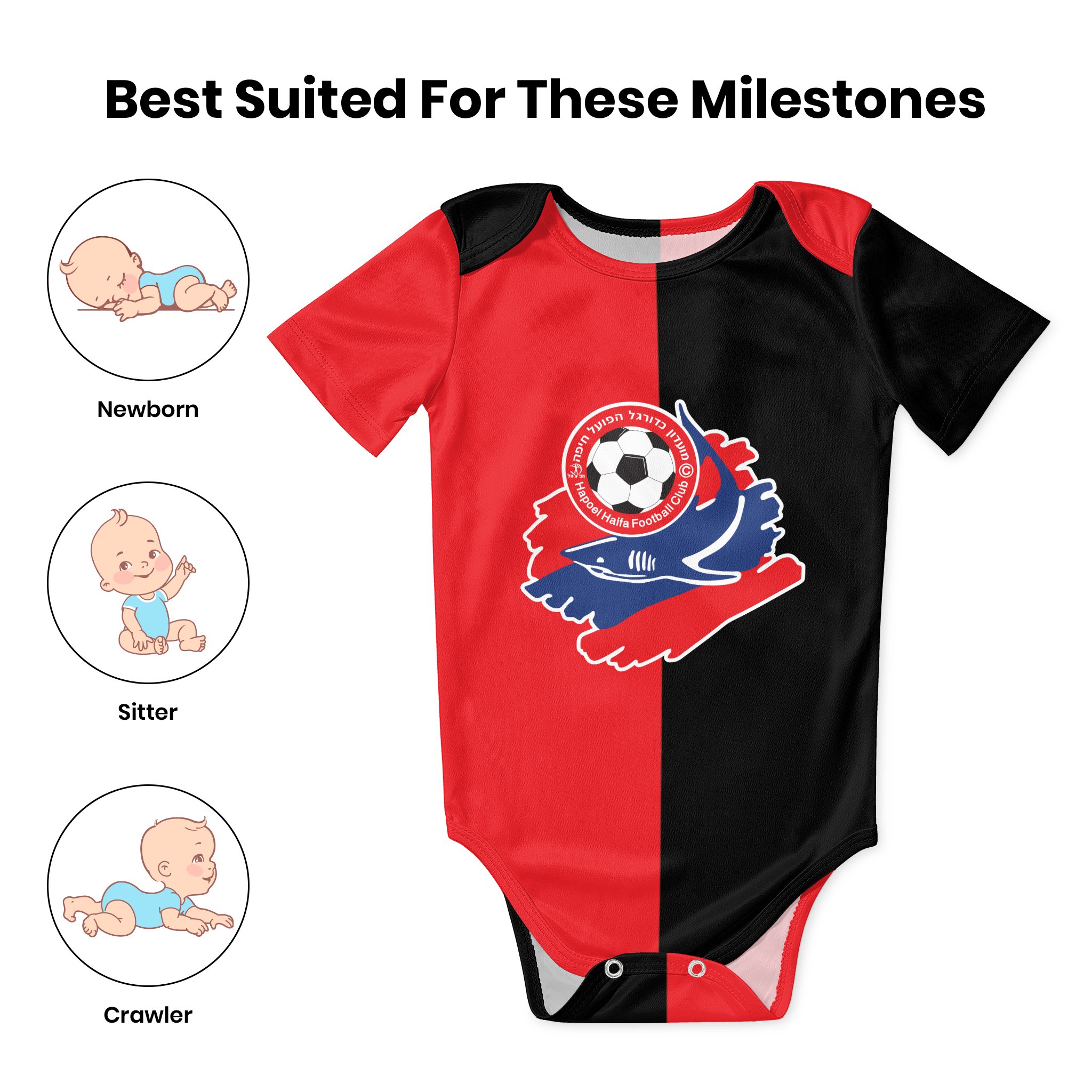 Hapoel Haifa ชุดบอดี้สูทสำหรับ - Baby Clothing For Boys บทวิจารณ์และราคา