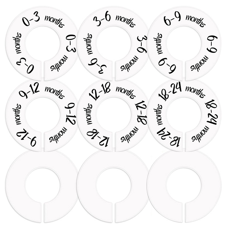 100 ชิ้นขนาดเด็กทารกผ้ารอบแขวน - Baby Clothing Hanger Dividers บทวิจารณ์และราคา