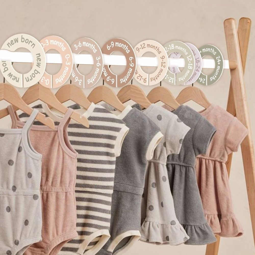68/9 ชิ้น ที่แขวนเสื้อผ้าเด็กแ - Baby Clothing Hanger Dividers บทวิจารณ์และราคา
