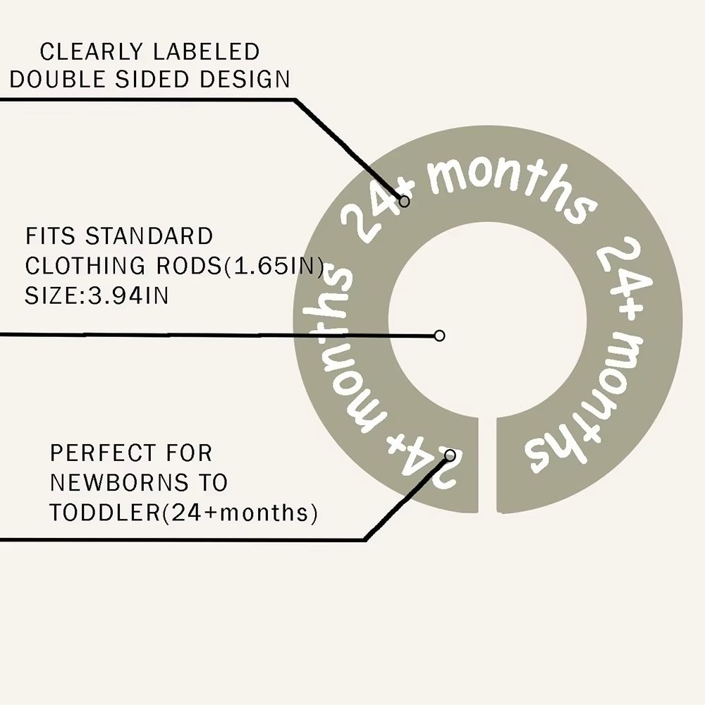 68/9 ชิ้น ที่แขวนเสื้อผ้าเด็กแ - Baby Clothing Hanger Dividers บทวิจารณ์และราคา