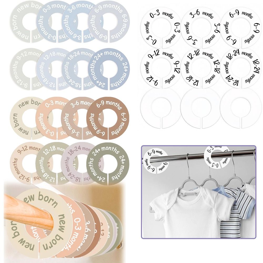 68/9 ชิ้น ที่แขวนเสื้อผ้าเด็กแ - Baby Clothing Hanger Dividers บทวิจารณ์และราคา