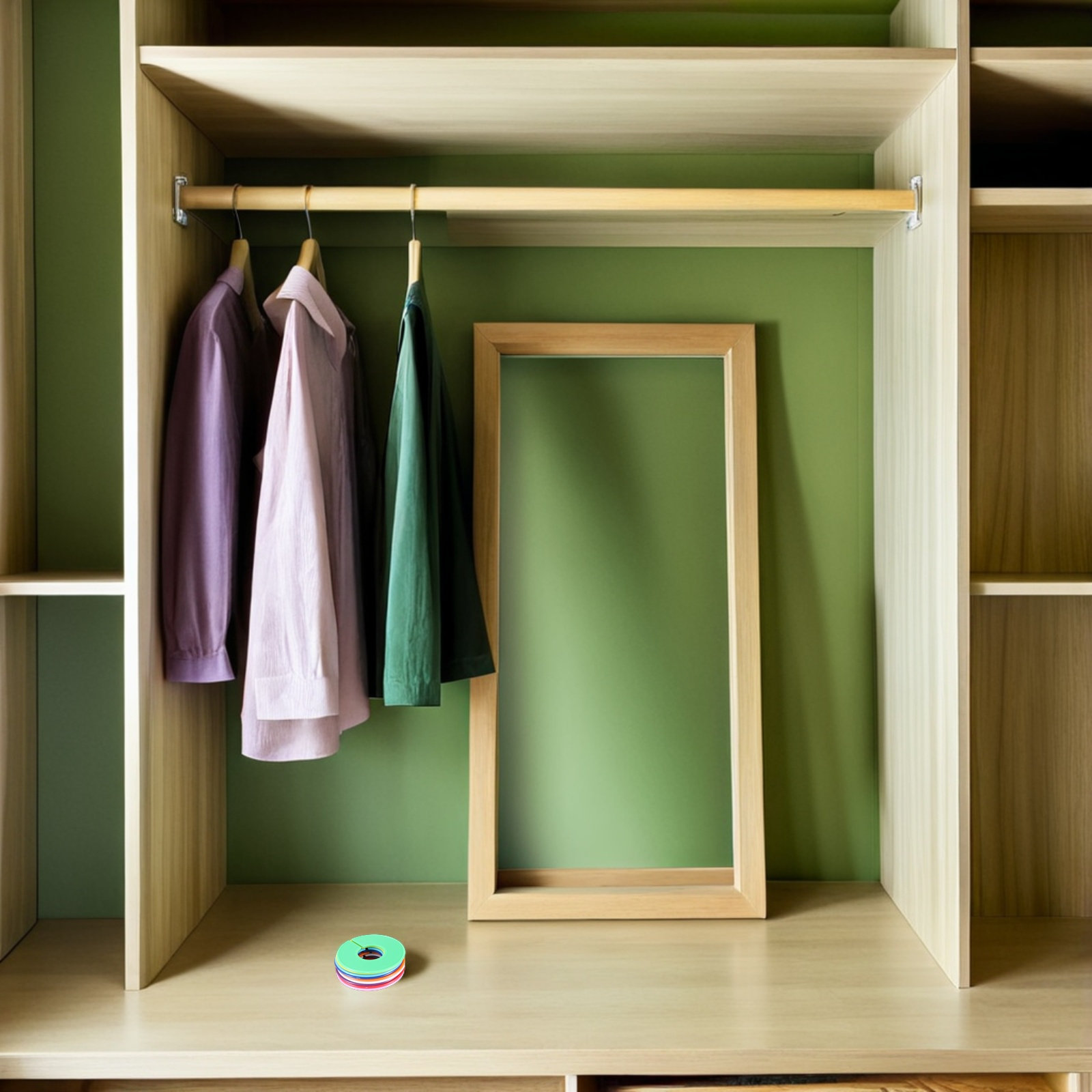 36 ชิ้น ห่วงแบ่งขนาดเสื้อผ้าพล - Baby Clothing Hanger Dividers บทวิจารณ์และราคา