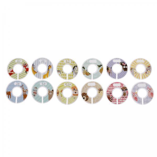 ป้ายแบ่งขนาดเสื้อผ้าแบบวงกลม ส - Baby Clothing Hanger Dividers บทวิจารณ์และราคา
