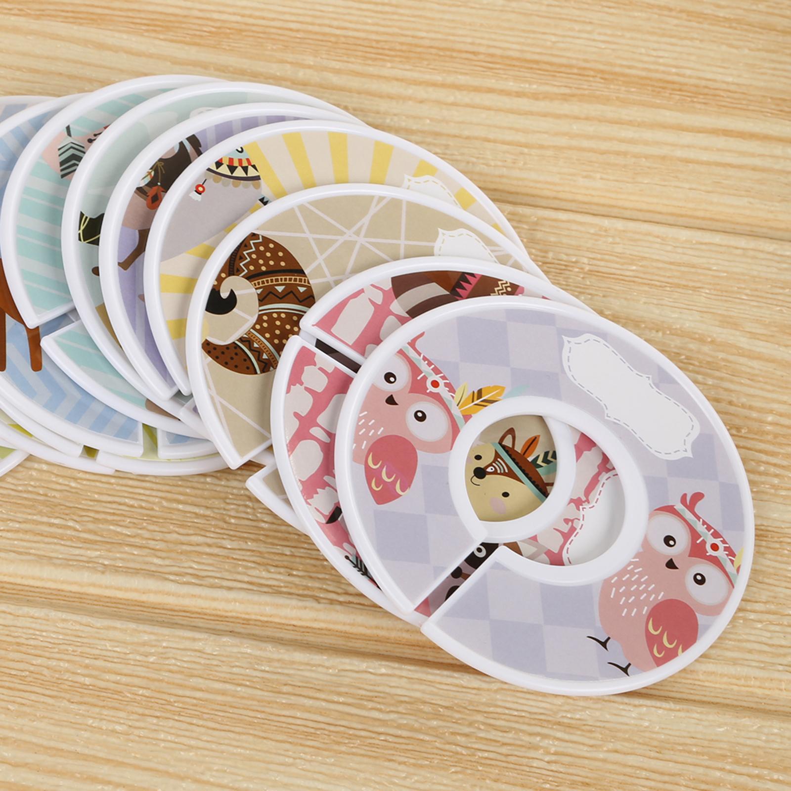 ป้ายแบ่งขนาดเสื้อผ้าแบบวงกลม ส - Baby Clothing Hanger Dividers บทวิจารณ์และราคา