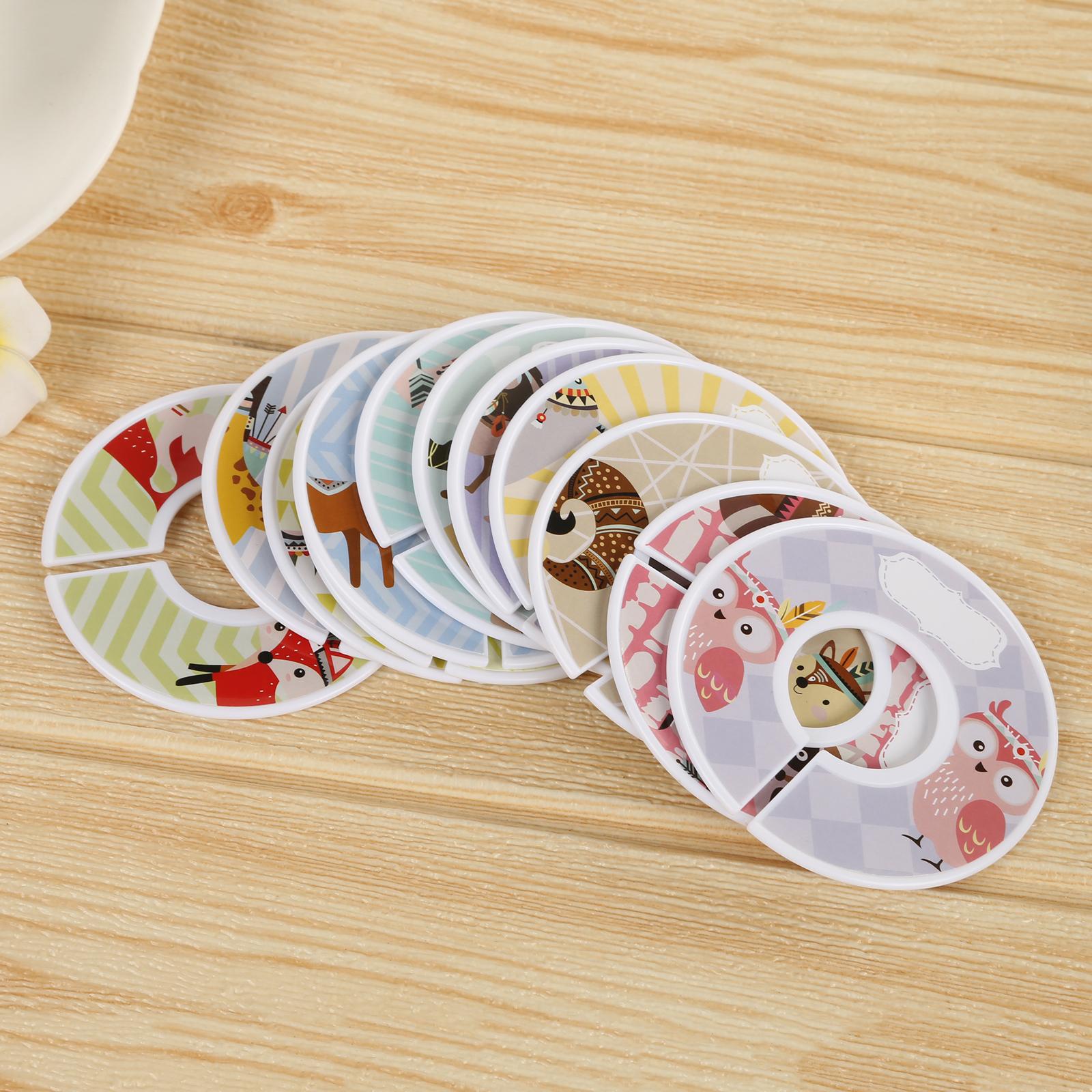 ป้ายแบ่งขนาดเสื้อผ้าแบบวงกลม ส - Baby Clothing Hanger Dividers บทวิจารณ์และราคา