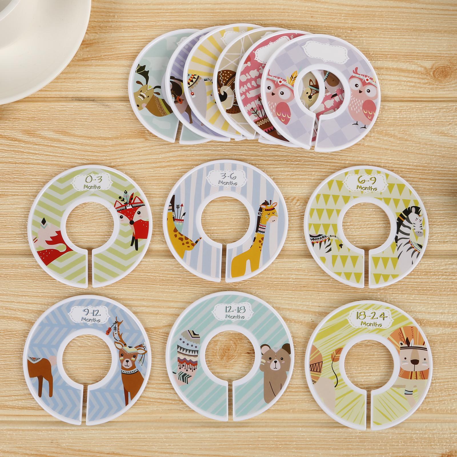 ป้ายแบ่งขนาดเสื้อผ้าแบบวงกลม ส - Baby Clothing Hanger Dividers บทวิจารณ์และราคา