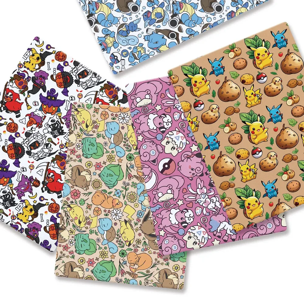 Pokemon การ์ตูน Fabric140*50 ซ - Baby Clothing 1 Year Old บทวิจารณ์และราคา