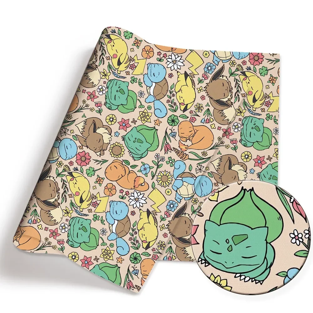 Pokemon การ์ตูน Fabric140*50 ซ - Baby Clothing 1 Year Old บทวิจารณ์และราคา