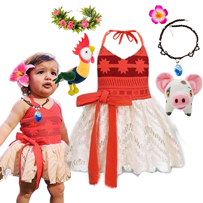 2026 ชุดเดรสเด็กผู้หญิงโมอาน่า - Baby Clothing Hawaii บทวิจารณ์และราคา