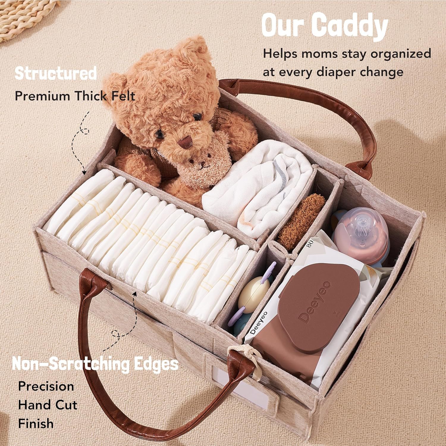 ตะกร้าเก็บของเด็กอ่อนแบบมีหูหิ - Baby Clothing Hamper บทวิจารณ์และราคา