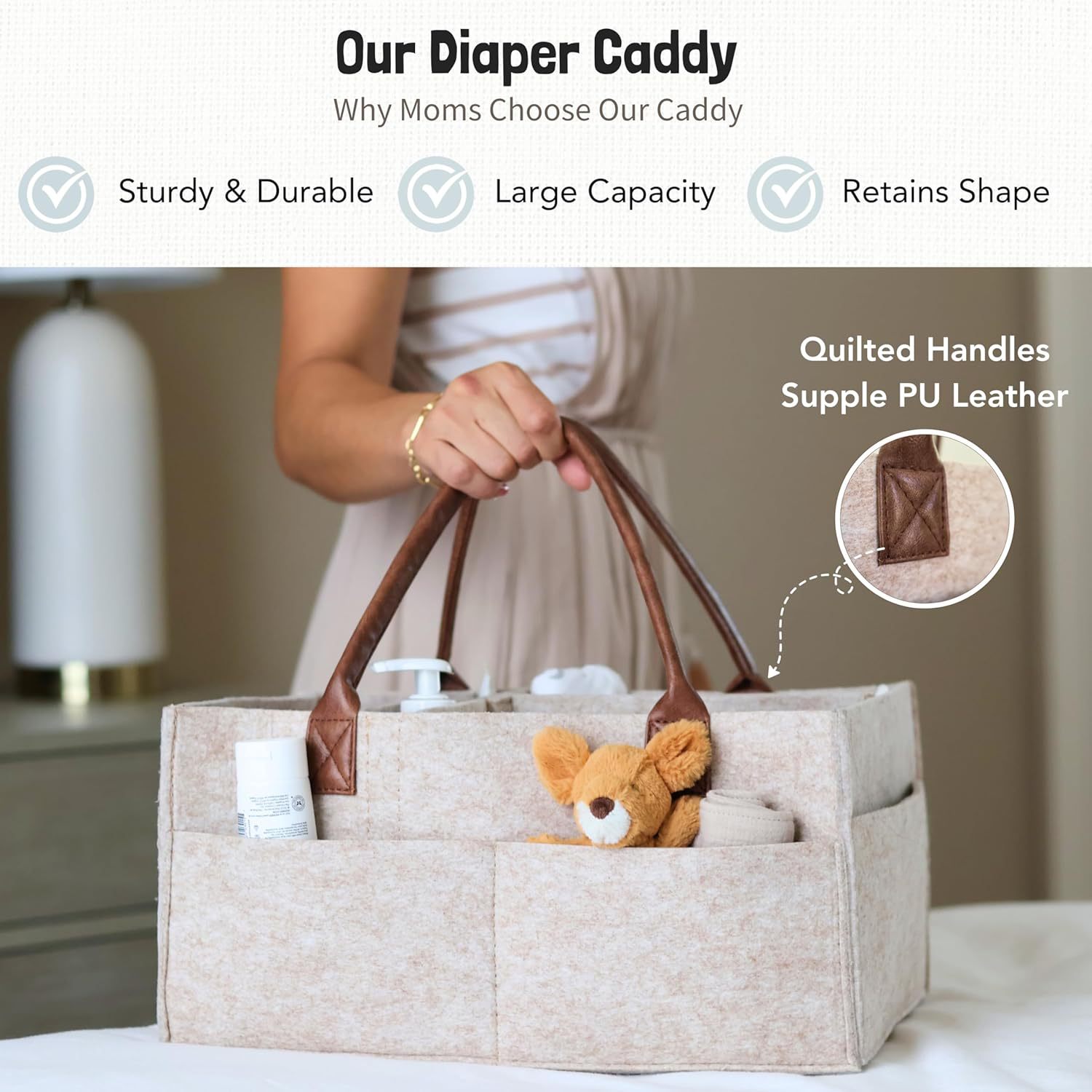 ตะกร้าเก็บของเด็กอ่อนแบบมีหูหิ - Baby Clothing Hamper บทวิจารณ์และราคา