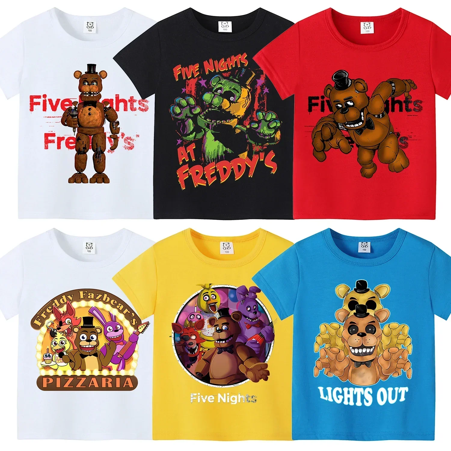 เสื้อยืดแขนสั้นลาย Five Nights - Baby Clothing 1 Year Old บทวิจารณ์และราคา