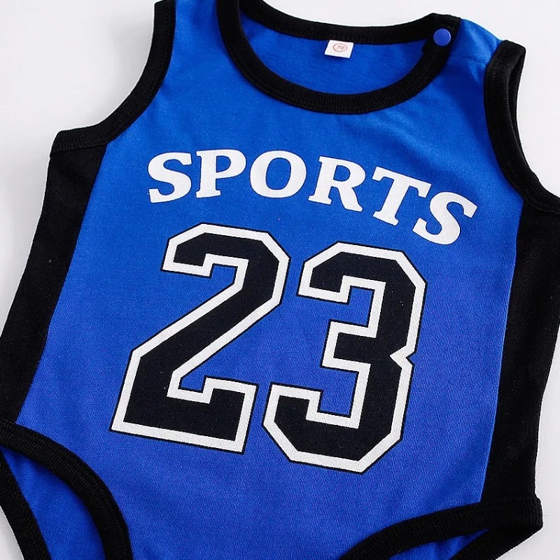 1 ชุดรอมเปอร์บาสเกตบอลเสื้อผ้า - Baby Clothing For Boys บทวิจารณ์และราคา