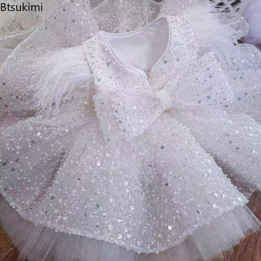 2026 ชุดเดรสเด็กผู้หญิงเด็กสีข - Baby Clothing 1 Year Old บทวิจารณ์และราคา