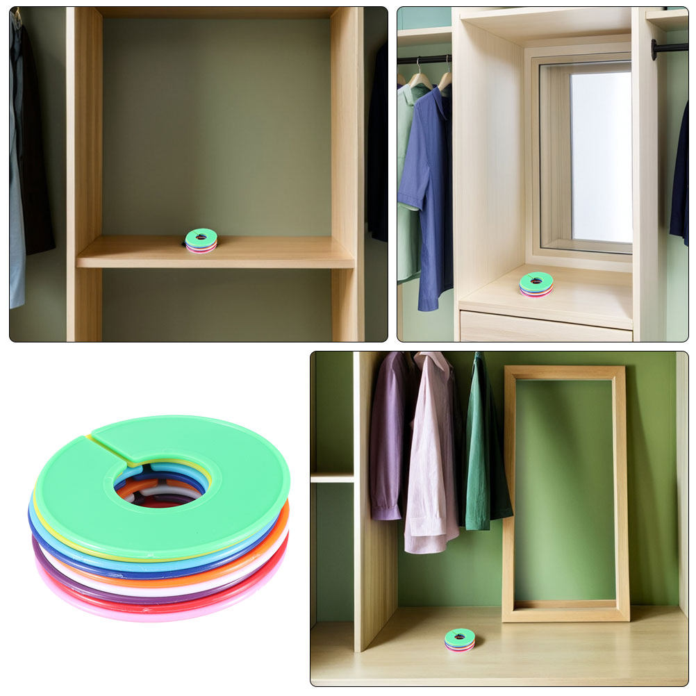 36 ชิ้น วงแหวนบอกขนาดเสื้อผ้า  - Baby Clothing Hanger Dividers บทวิจารณ์และราคา