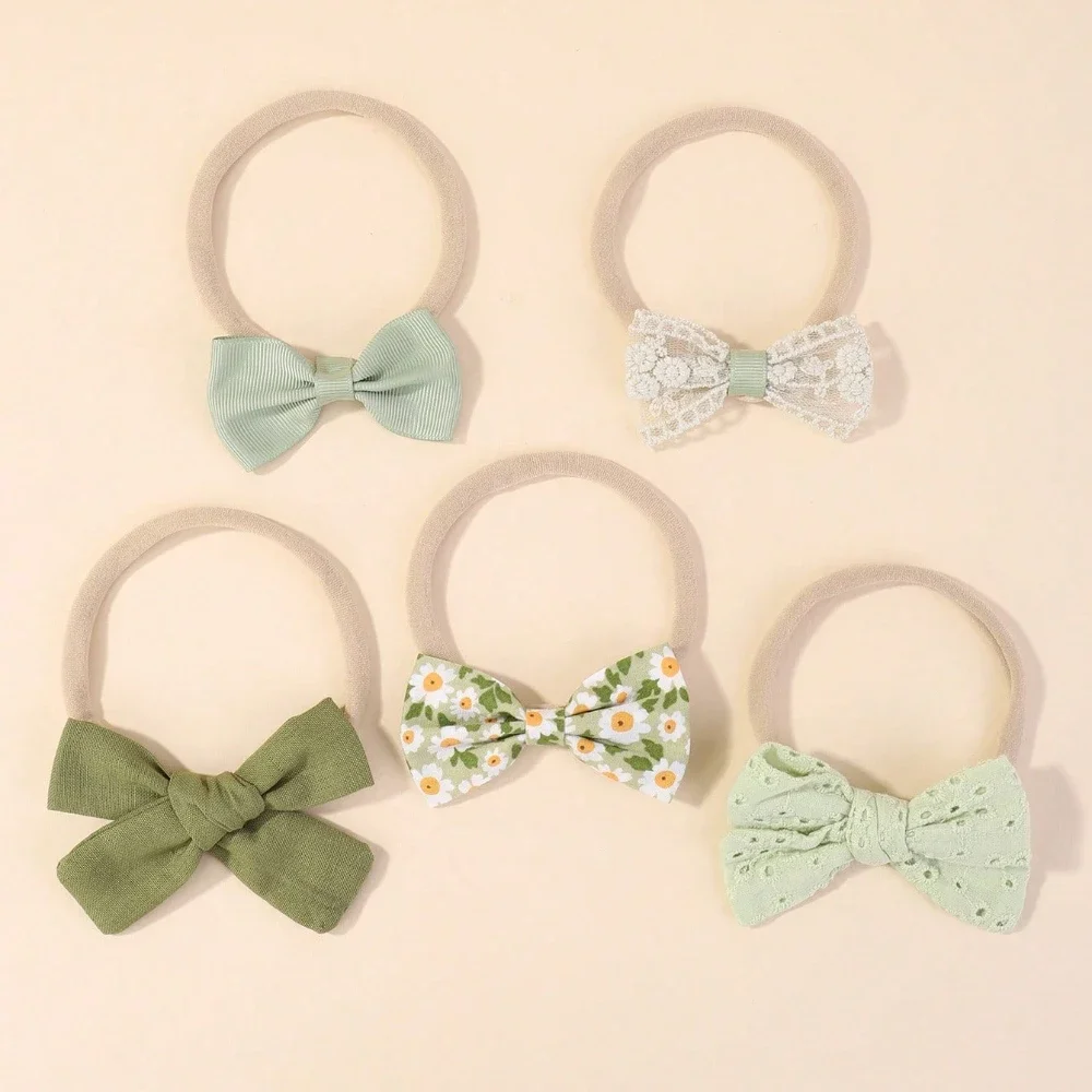 5 ชิ้น/เซ็ตเด็กแถบคาดศีรษะยืดห - Newborn Gift Set บทวิจารณ์และราคา
