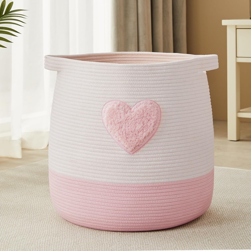 สีชมพูตะกร้าซักผ้า Hamper สําห - Baby Clothing Hamper บทวิจารณ์และราคา