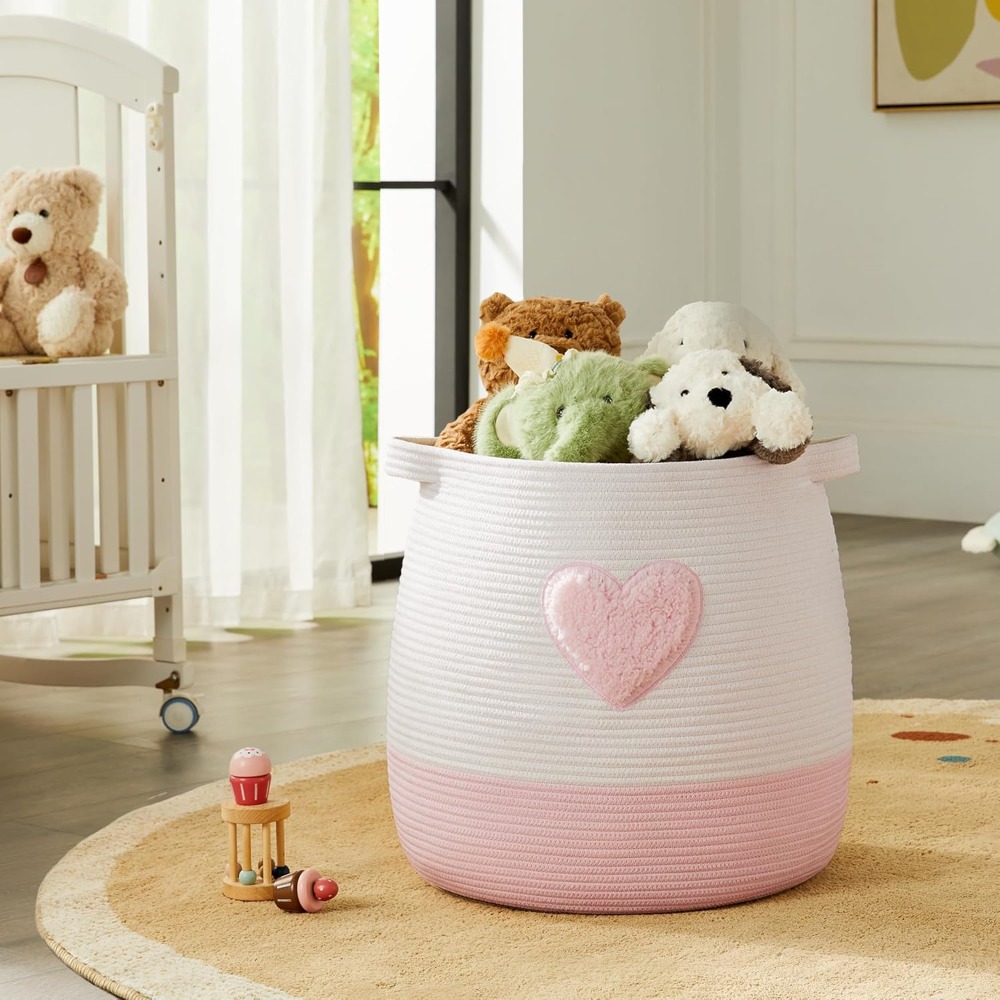 สีชมพูตะกร้าซักผ้า Hamper สําห - Baby Clothing Hamper บทวิจารณ์และราคา