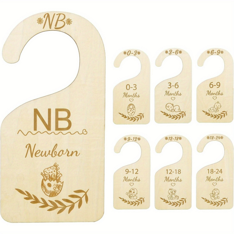 ที่กั้นตู้เสื้อผ้าเด็กทำจากไม้ - Baby Clothing Hanger Dividers บทวิจารณ์และราคา