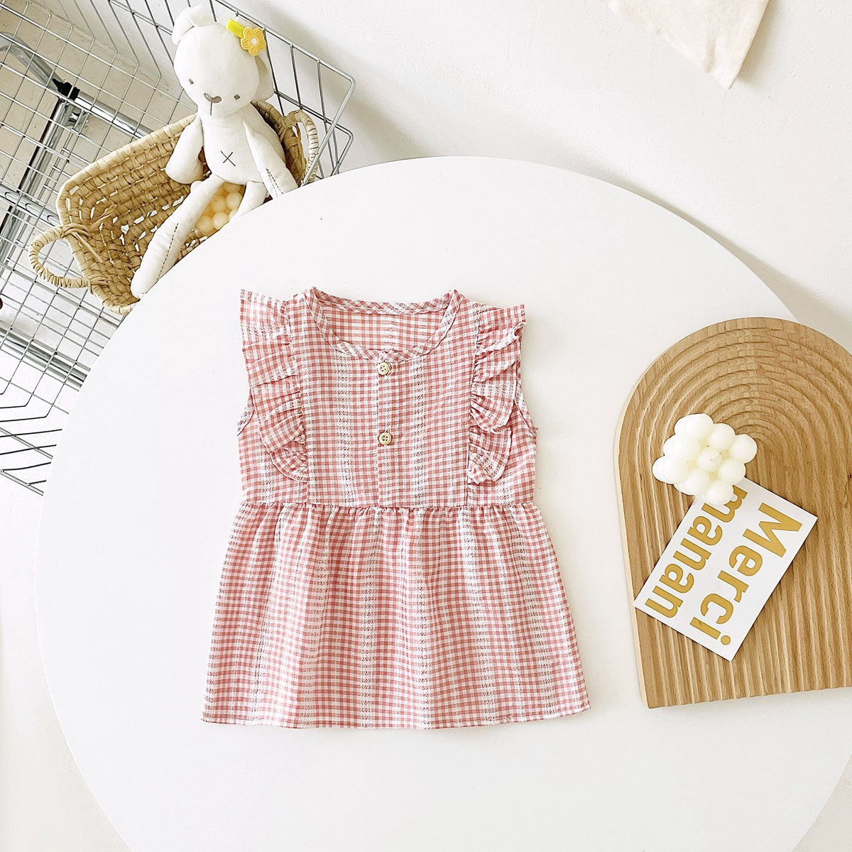 ซานลูตอซชุดเดรสเด็กผู้หญิงผ้าฝ - Baby Clothing Pk บทวิจารณ์และราคา