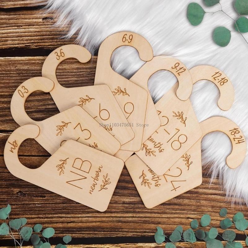 ตู้เสื้อผ้าเด็ก ไม้ธรรมชาติขนา - Baby Clothing Hanger Dividers บทวิจารณ์และราคา