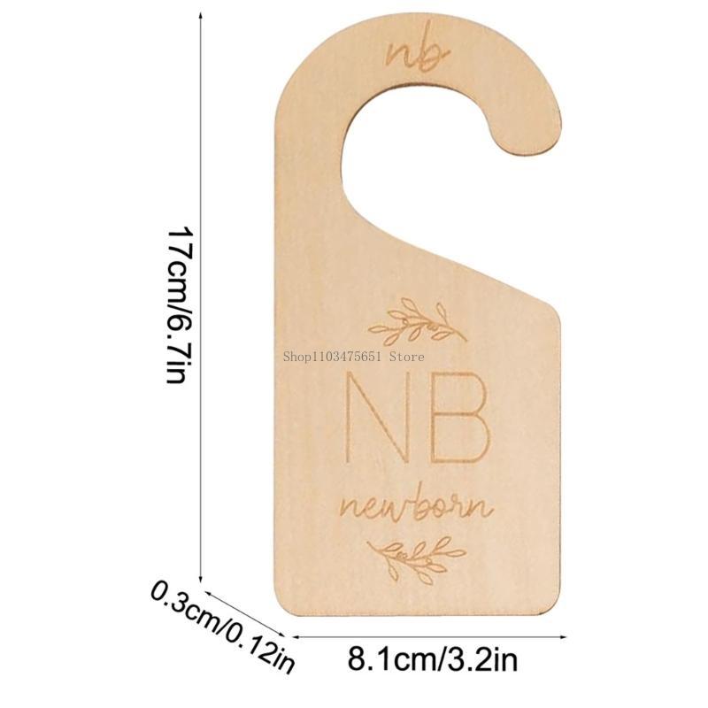 ตู้เสื้อผ้าเด็ก ไม้ธรรมชาติขนา - Baby Clothing Hanger Dividers บทวิจารณ์และราคา