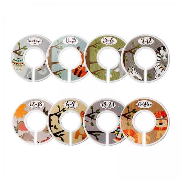 ตัวแบ่งขนาดเสื้อผ้าเด็กสำหรับต - Baby Clothing Hanger Dividers บทวิจารณ์และราคา
