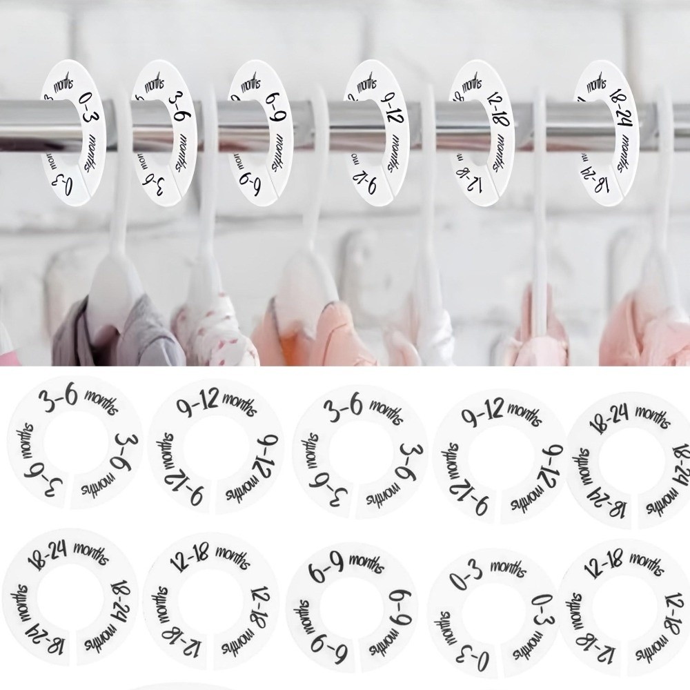 ที่แขวนเสื้อผ้าเด็กแบบจัดระเบี - Baby Clothing Hanger Dividers บทวิจารณ์และราคา